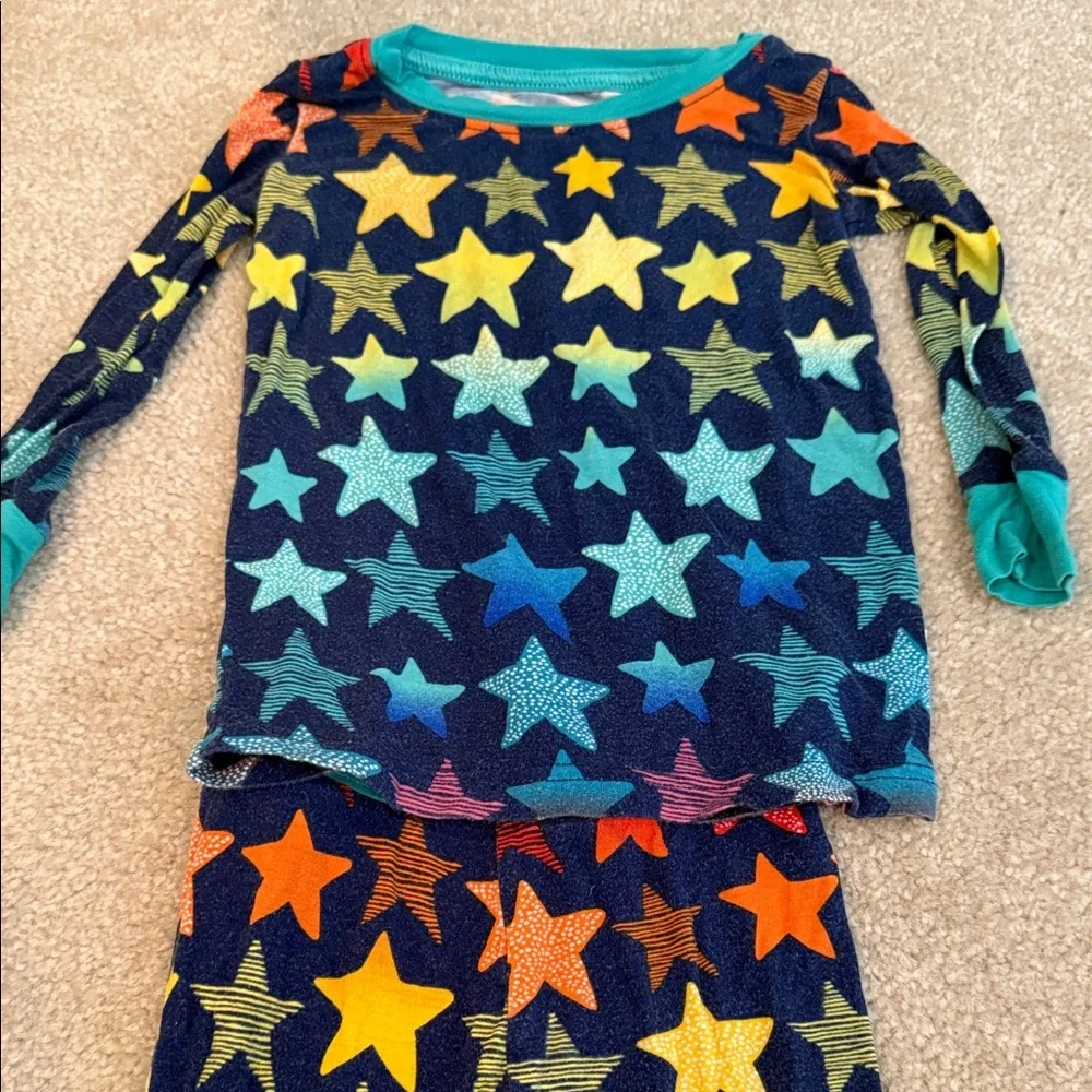 Little Sleepies Multicolor Star Pajama Set
